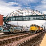 アメリカの鉄道風景