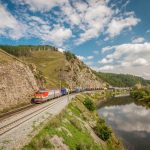 ロシアの鉄道風景