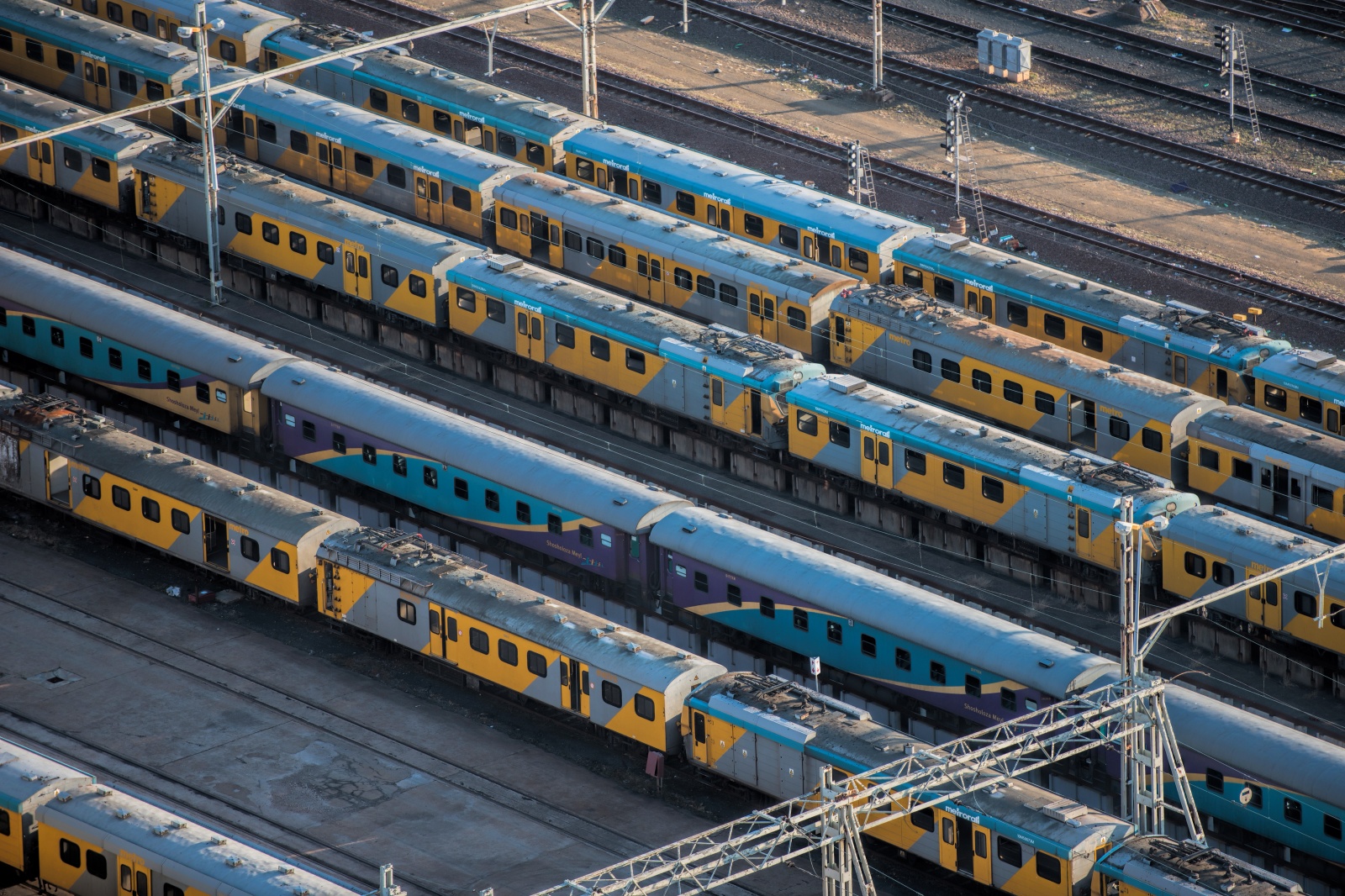 南アフリカの鉄道風景