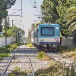 チュニジアの鉄道風景