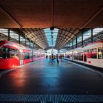 スイスの鉄道風景