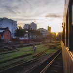 アルゼンチンの鉄道風景